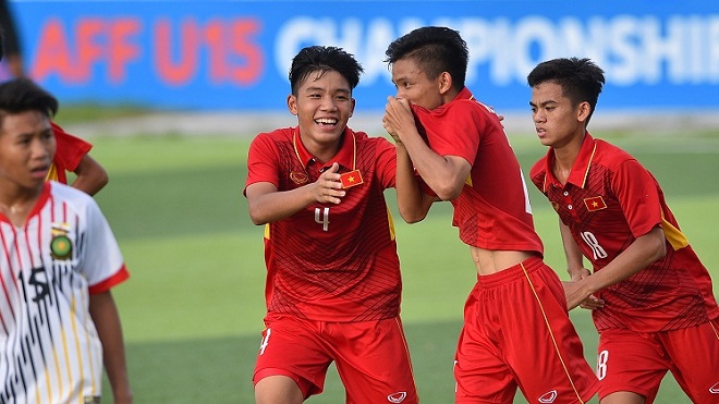 Việt Nam hạ Thái Lan, vô địch giải U15 Đông Nam Á - Ảnh 2.