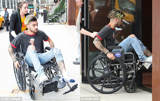Bị thương tới mức ngồi xe lăn, Zayn vẫn cố tìm đến nhà Gigi Hadid - Ảnh 3.