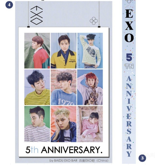Kỉ niệm 5 năm, h&igrave;nh ảnh EXO xuất hiện tại Quảng trường Thời Đại - Ảnh 5.