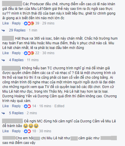 Netizen bất bình với cách chấm điểm của khán giả trường quay Sao đại chiến: Team Miu Lê bị chê vẫn điểm cao hơn team Dương Cầm - Ảnh 9.