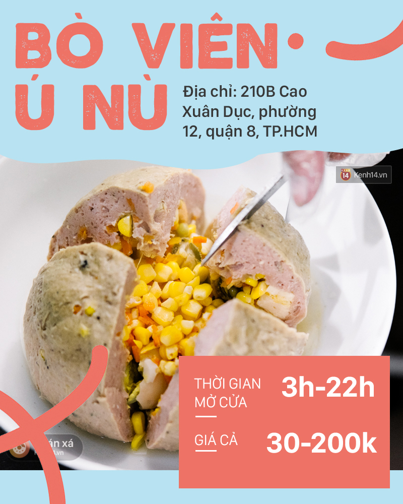 BÒ VIÊN Ú NÙ PHỤC VỤ MÓN NGON TẠI QUÁN NHỎ GỌN GÀNG SẠCH SẼ