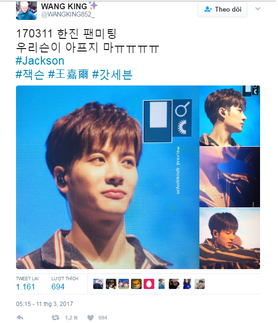 Jackson (GOT7) bất ngờ nôn khan trong buổi gặp fan hâm mộ tại Nhật - Ảnh 2.
