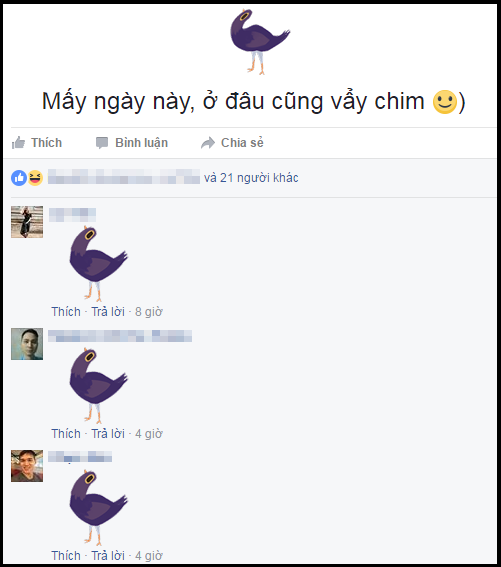 Chú chim làm điên đảo cư dân mạng, ở đâu ai cũng dùng - Ảnh 2.