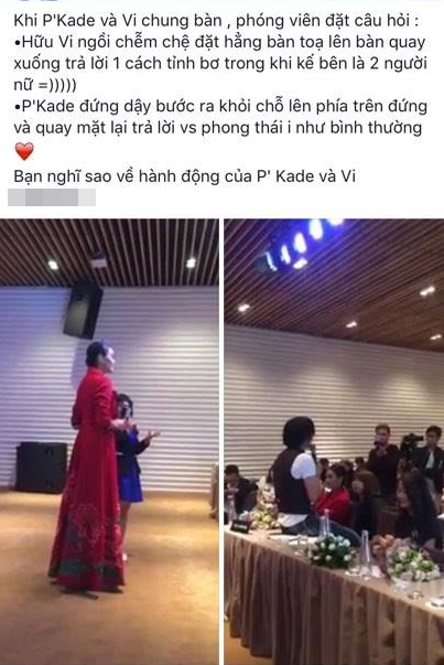 Vừa bị ch&ecirc; ăn mặc l&ocirc;i th&ocirc;i, Hữu Vi tiếp tục nhận chỉ tr&iacute;ch thiếu t&ocirc;n trọng kh&aacute;ch mời khi ngồi l&ecirc;n b&agrave;n trong họp b&aacute;o - Ảnh 2.