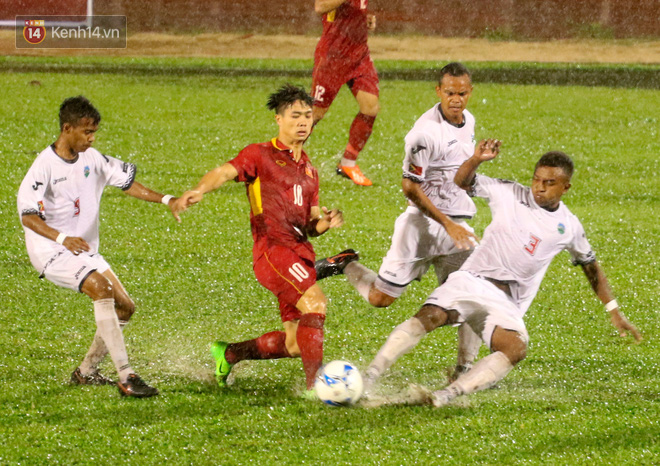 Công Phượng lập cú đúp, U22 Việt Nam thắng đậm U22 Đông Timor - Ảnh 3.