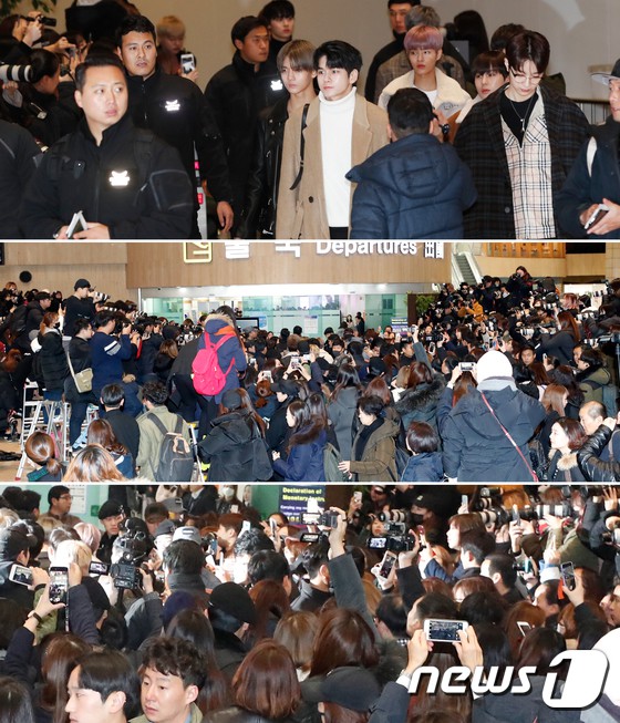 Park Bo Gum, Wanna One khiến sân bay vỡ trận, cùng Kim So Hyun và dàn thần tượng Kpop sang Nhật dự MAMA - Ảnh 5.