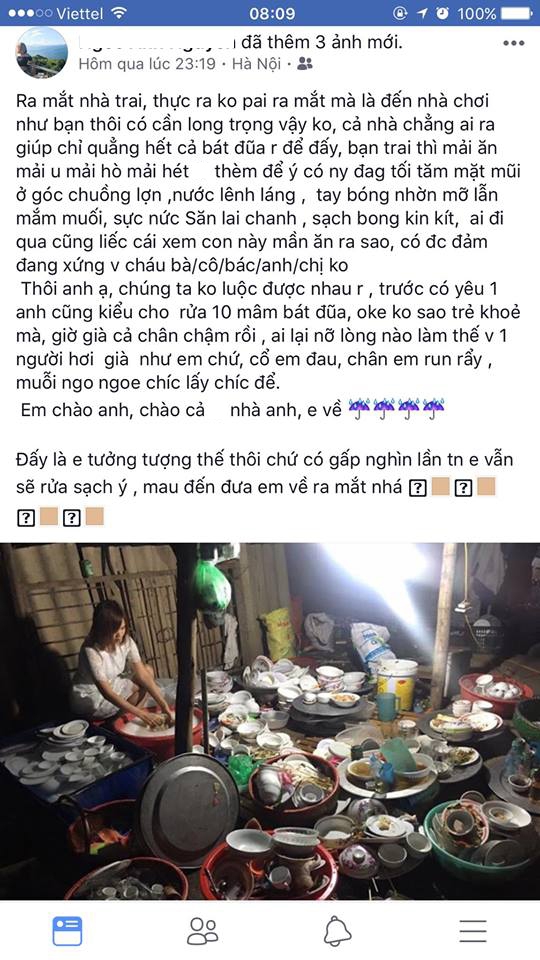 Sự thật ế ẩm đằng sau tấm ảnh cô gái rửa cả núi bát trong lần đầu ra mắt nhà bạn trai - Ảnh 1.