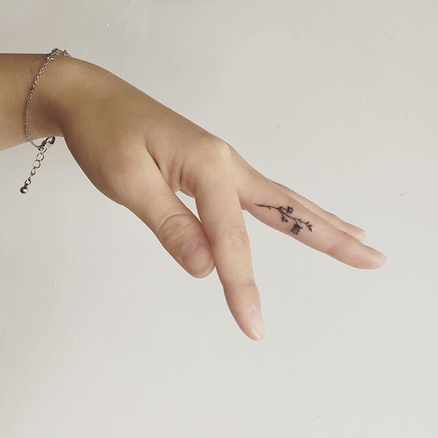 lavender tattoo