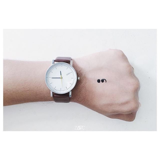 Câu chuyện của hình xăm dấu chấm phẩy  tattoo semicolon semicolon   TikTok