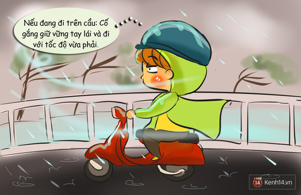 Nguy&ecirc;n tắc đi đường bạn buộc phải nhớ khi c&oacute; gi&oacute; giật mạnh ng&agrave;y mưa b&atilde;o - Ảnh 2.