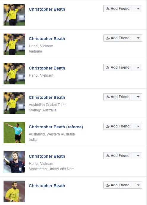 Xuất hiện nhiều tài khoản Facebook giả mạo trọng tài bắt trận U23 Việt Nam và Iraq để kích động, câu like - Ảnh 1.