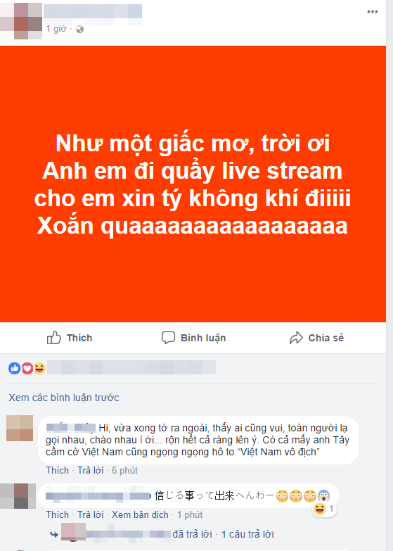 Như một giấc mơ, Hạnh phúc là U23 Việt Nam - biết bao người đã phải thốt lên vì quá vui sướng trước chiến thắng lịch sử của đội tuyển U23 - Ảnh 2.