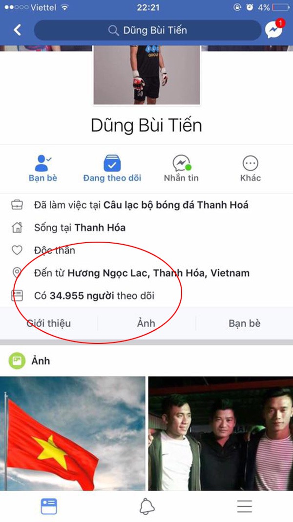 Lượng người theo dõi Bùi Tiến Dũng tăng 23 lần sau 1 đêm, gấp đôi Châu Bùi và vượt mặt loạt ca sĩ Vpop - Ảnh 1.