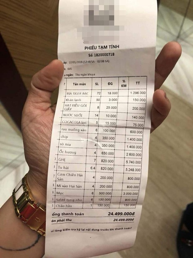 Nh&agrave; h&agrave;ng ở Đ&agrave; Nẵng xin lỗi ekip của ca sỹ Quang L&ecirc; sau khi bị tố &ldquo;chặt ch&eacute;m&rdquo; bữa ăn 25 triệu đồng - Ảnh 3.