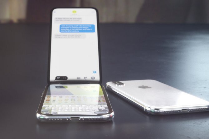 Đến Apple cũng chẳng thể ngờ sẽ có thiết kế iPhone X vỏ sò nắp gập độc đáo như thế này - Ảnh 3. Đến Apple cũng chẳng thể ngờ sẽ có thiết kế iPhone X vỏ sò nắp gập độc đáo như thế này - Ảnh 3.