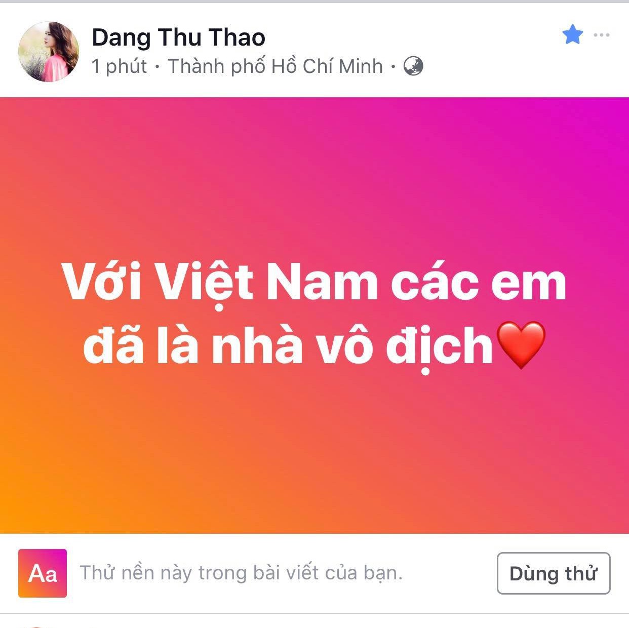 U23 Việt Nam ơi, đã quá tuyệt vời rồi!: Sao Việt đồng loạt lên tiếng động viên đội tuyển nước nhà - Ảnh 6. U23 Việt Nam ơi, đã quá tuyệt vời rồi!: Sao Việt đồng loạt lên tiếng động viên đội tuyển nước nhà - Ảnh 6.