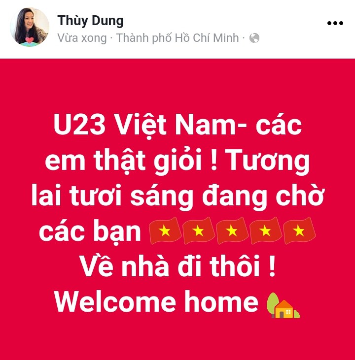 U23 Việt Nam ơi, đã quá tuyệt vời rồi!: Sao Việt đồng loạt lên tiếng động viên đội tuyển nước nhà - Ảnh 12. U23 Việt Nam ơi, đã quá tuyệt vời rồi!: Sao Việt đồng loạt lên tiếng động viên đội tuyển nước nhà - Ảnh 12.