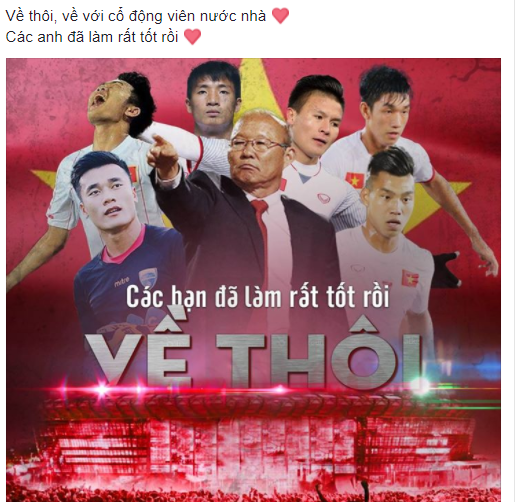 Dân mạng gửi ngàn lời động viên đến những người hùng U23 Việt Nam - Ảnh 3.