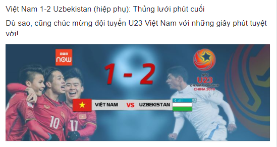 Dân mạng gửi ngàn lời động viên đến những người hùng U23 Việt Nam - Ảnh 6.