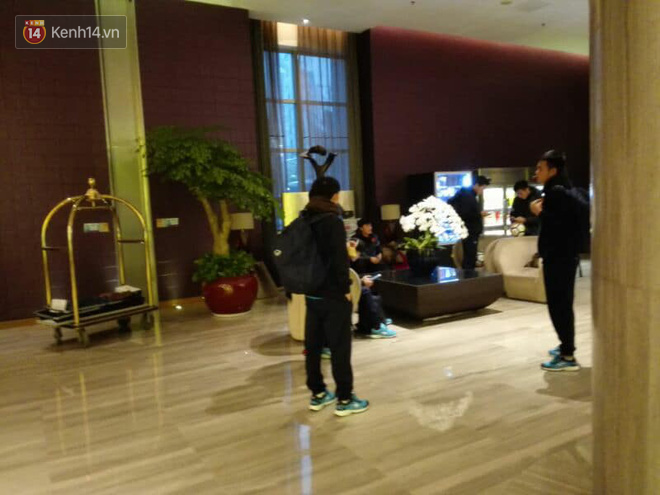 Những hình ảnh cuối cùng của U23 Việt Nam tại khách sạn ở Trung Quốc, trước khi về Việt Nam - Ảnh 4.