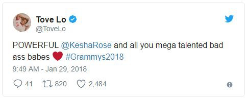 Cả showbiz xúc động vì màn trình diễn chống xâm hại tình dục của Kesha tại Grammy 2018 - Ảnh 4.