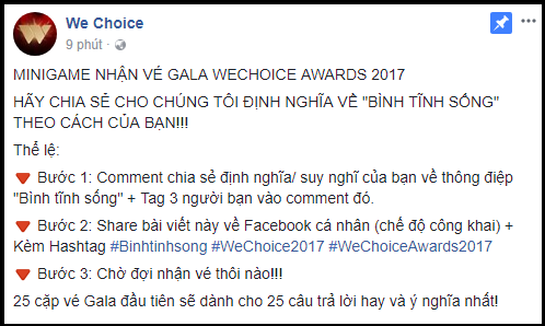 Bình tĩnh chơi game, nhận ngay vé mời tham gia đêm Gala WeChoice Awards 2017! - Ảnh 8.