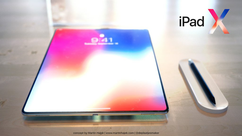 Concept iPad Pro 2018: Chính là một cái iPhone X bị xe lu cán dẹp lép, to bè ra - Ảnh 4.