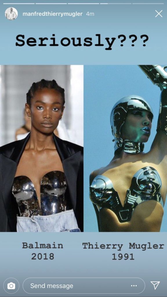 BST mới lên sàn chưa ấm chỗ, Balmain đã bị Thierry Mugler chỉ điểm là ăn cắp ý tưởng đến... 4 lần! 8 BST mới lên sàn chưa ấm chỗ, Balmain đã bị Thierry Mugler chỉ điểm là ăn cắp ý tưởng đến... 4 lần! - Ảnh 5.