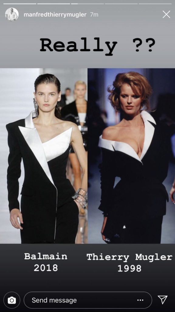 BST mới lên sàn chưa ấm chỗ, Balmain đã bị Thierry Mugler chỉ điểm là ăn cắp ý tưởng đến... 4 lần! 7 BST mới lên sàn chưa ấm chỗ, Balmain đã bị Thierry Mugler chỉ điểm là ăn cắp ý tưởng đến... 4 lần! - Ảnh 4.