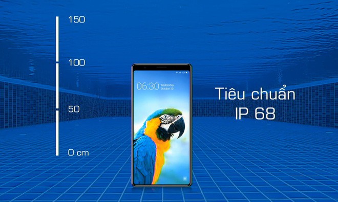 Bphone 3 chuẩn kháng nước IP68, có thể rửa bằng xà phòng- Ảnh 1.