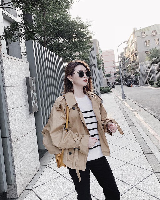 Ngại mặc trench coat vì sợ nuốt người”, nàng mét rưỡi có ngay một phiên bản dáng lửng giúp tôn chiều cao cực đỉnh này - Ảnh 12.