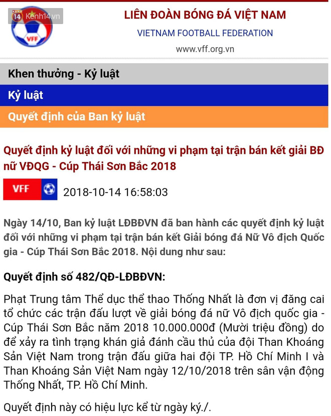 VFF phạt tiền Ban tổ chức giải bóng đá nữ do để xảy ra vụ ẩu đả như phim hành động - Ảnh 2.