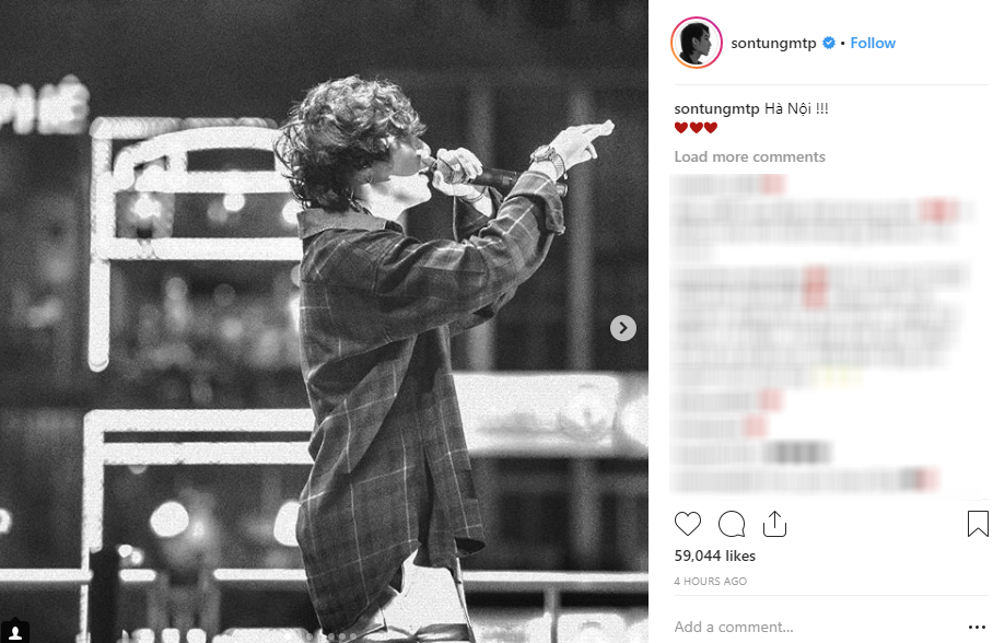 Trang Facebook c&aacute; nh&acirc;n của Sơn T&ugrave;ng  M-TP lại đột ngột mất t&iacute;ch - Ảnh 3.