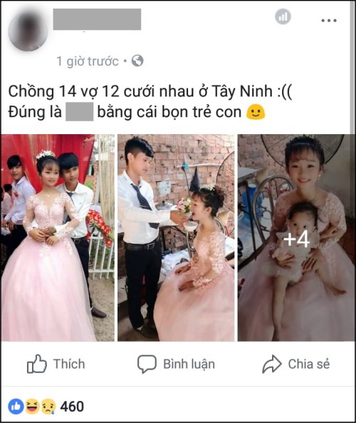 Sự thật đằng sau loạt ảnh đám cưới chú rể 14, cô dâu 12 gây sốt cộng đồng mạng - Ảnh 1.