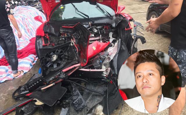 Tuấn Hưng nhắn tin "dằn mặt" dân mạng vì bị đá đểu xe Ferrari gặp nạn - Ảnh 2.