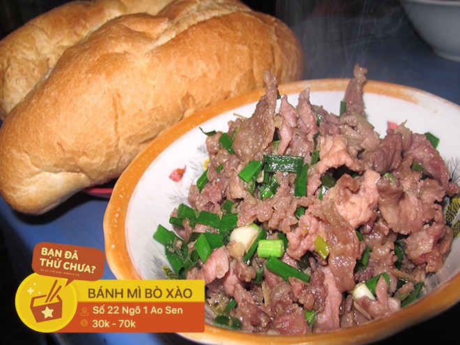 Bánh mì bò: Món ăn nóng sốt cho những ngày lạnh ở Hà Nội - Ảnh 4.