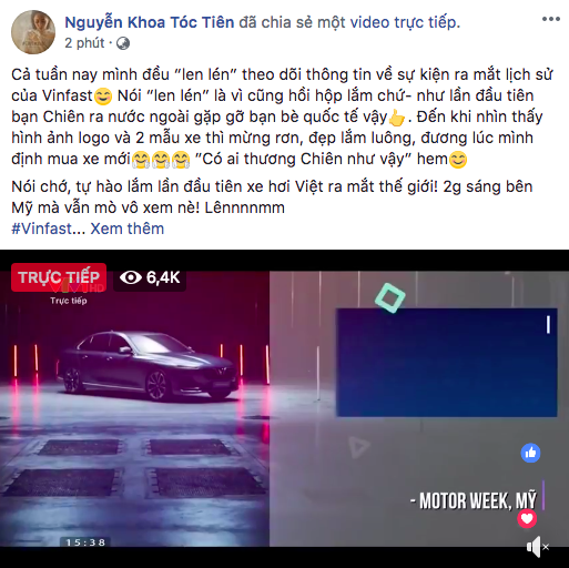 VINFAST ra mắt, Chi Pu, Soobin Hoàng Sơn đồng loạt chia sẻ livestream  - Ảnh 3.