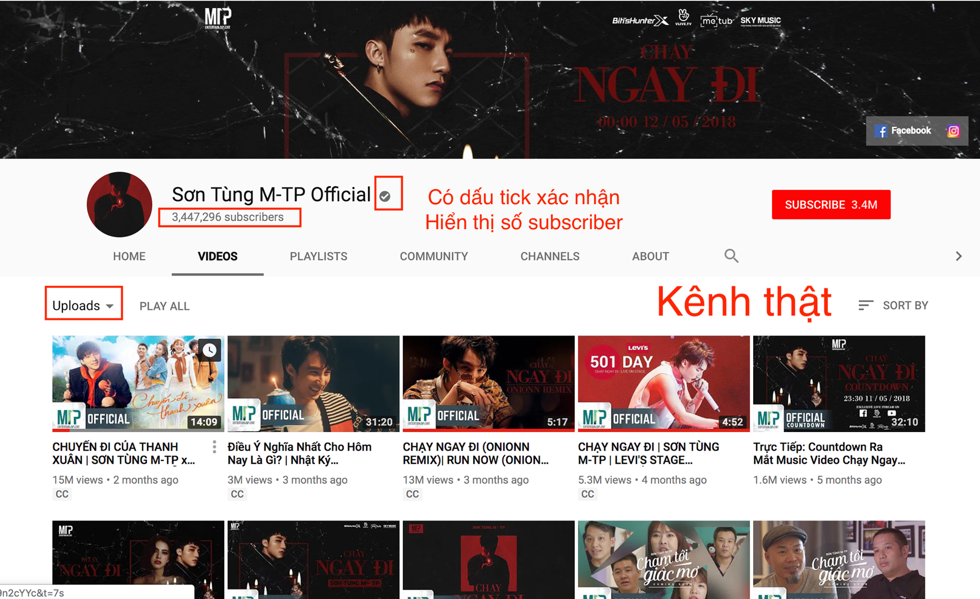 Sự thật về tài khoản được được cho là của Sơn Tùng chúc mừng MV Những kẻ mộng mơ (Noo Phước Thịnh) trên Youtube - Ảnh 2. Sự thật về tài khoản được được cho là của Sơn Tùng chúc mừng MV Những kẻ mộng mơ (Noo Phước Thịnh) trên Youtube - Ảnh 2.