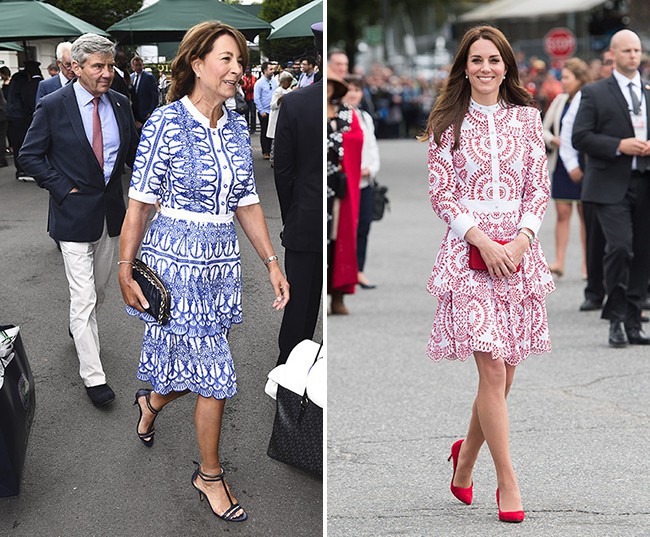 Các thánh soi đã ra tay và tia được Công nương Kate Middleton cùng mẹ đẻ rất hay mặc đồ giống nhau - Ảnh 3.