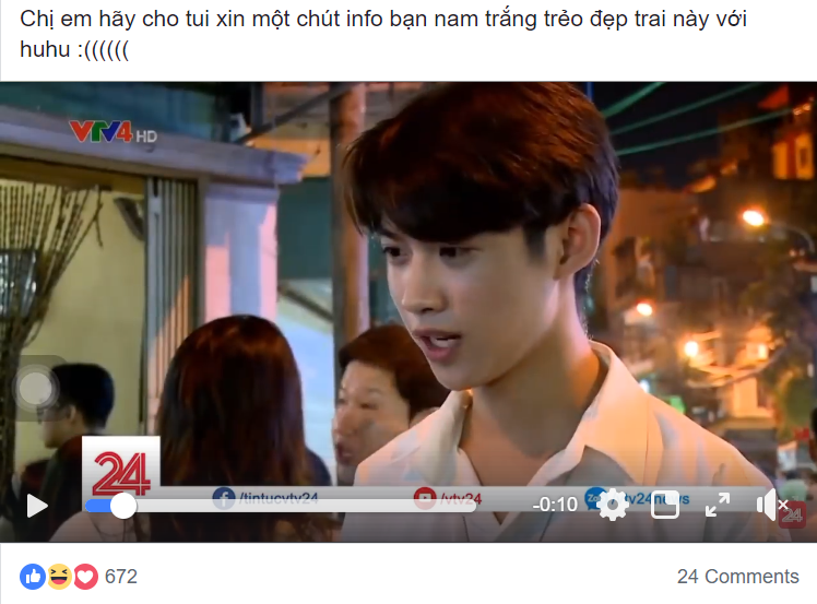 Nhan sắc đời thường của trai đẹp bất ngờ nổi tiếng nhờ xuất hiện trên TV chỉ vỏn vẹn 7 giây - Ảnh 1. Nhan sắc đời thường của trai đẹp bất ngờ nổi tiếng nhờ xuất hiện trên TV chỉ vỏn vẹn 7 giây - Ảnh 1.