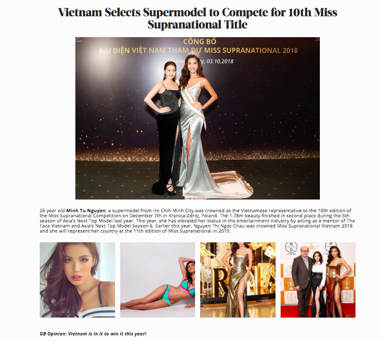 Minh Tú chính thức xuất hiện trên fanpage của Miss Supranational, dân mạng quốc tế hết lời khen ngợi - Ảnh 4.