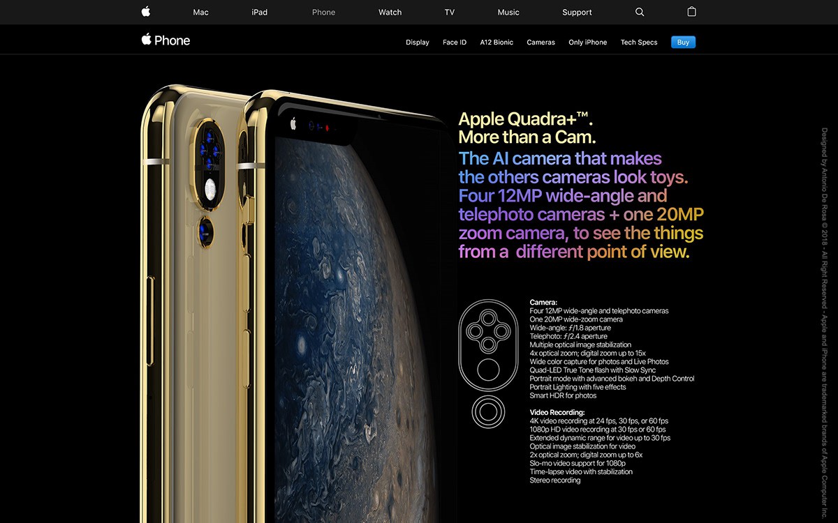iPhone XS còn chưa kịp nguội, iPhone 2019 lập tức debut bằng concept bao xịn miễn chê - Ảnh 6. iPhone XS còn chưa kịp nguội, iPhone 2019 lập tức debut bằng concept bao xịn miễn chê - Ảnh 6.