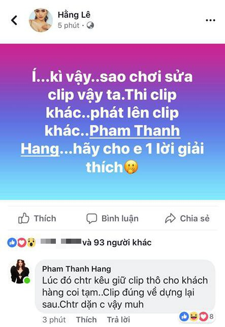 Minh Hằng, Võ Hoàng Yến bức xúc lên tiếng về việc The Face sửa clip cho team Thanh Hằng - Ảnh 1.