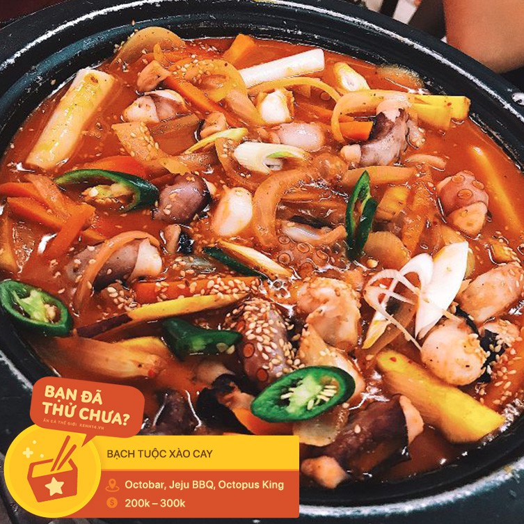 Ai m&agrave; nghĩ ở H&agrave; Nội lại c&oacute; ti tỉ m&oacute;n ăn kết hợp với bạch tuộc hay ho đến mức n&agrave;y - Ảnh 2.