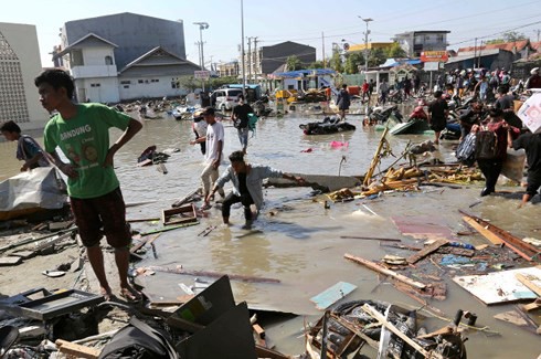 Động đất sóng thần ở Indonesia: Lời kể xót xa của một “người hùng” - Ảnh 1.