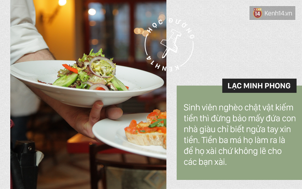 Sinh viên nếu nhà không quá khó khăn thì đừng nên đi làm thêm bưng bê, phục vụ 12k/h đến mức ảnh hưởng việc học - Ảnh 5. Sinh viên nếu nhà không quá khó khăn thì đừng nên đi làm thêm bưng bê, phục vụ 12k/h đến mức ảnh hưởng việc học - Ảnh 5.