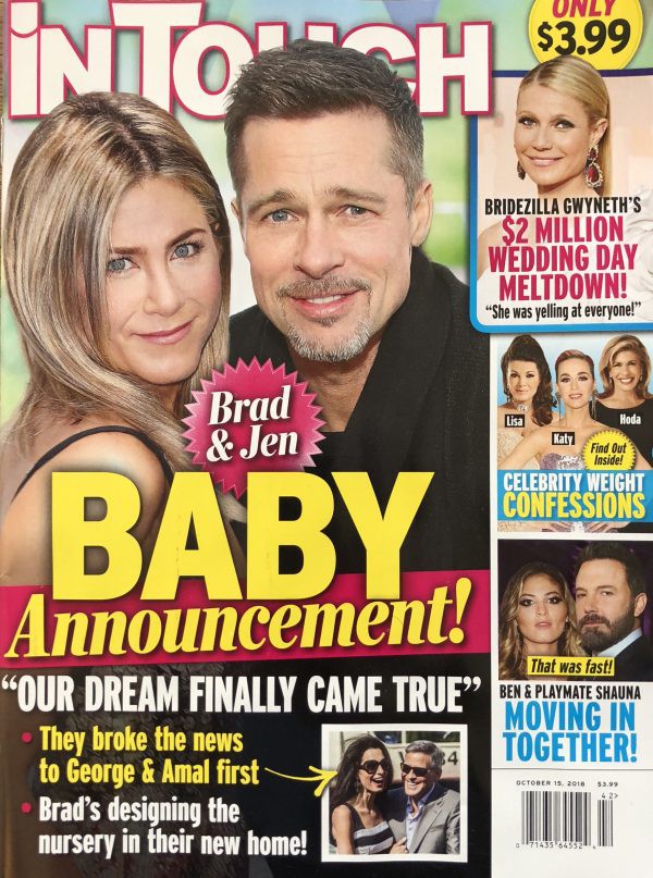 Jennifer Aniston bất ngờ có thai với chồng cũ Brad Pitt và chuẩn bị dọn vào sống chung? - Ảnh 1.