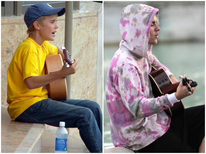 Justin Bieber ngày ấy - bây giờ: cùng ngồi giữa đường gảy đàn hát say sưa nhưng nhiều thứ đã khác xưa rồi - Ảnh 4. Justin Bieber ngày ấy - bây giờ: cùng ngồi giữa đường gảy đàn hát say sưa nhưng nhiều thứ đã khác xưa rồi - Ảnh 4.