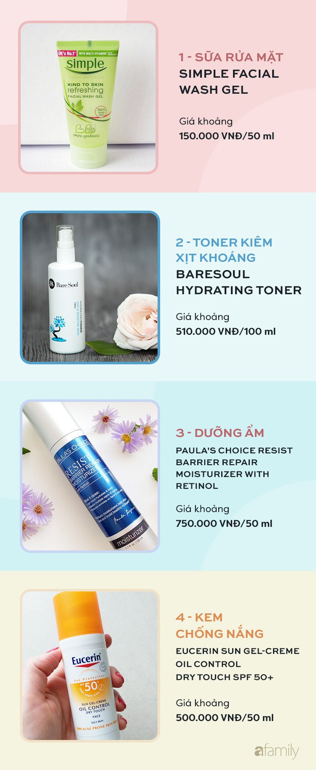 Da khô nhưng dưỡng nhiều lớp lại bị kích ứng, cô nàng này đã tinh giản các bước skincare bằng 4 sản phẩm này - Ảnh 4.