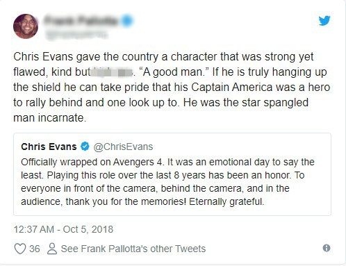Thế giới đồng loạt gửi lời tri ân khi nghe tin Chris Evans không cầm khiên bảo vệ hòa bình nữa - Ảnh 4.